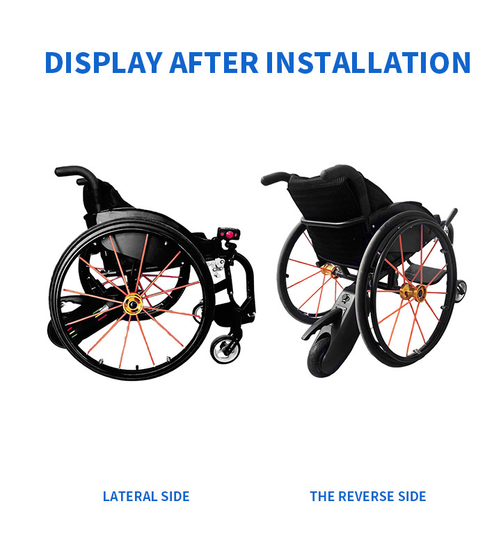 YSH1002 rear motor wheelchair attachment kit