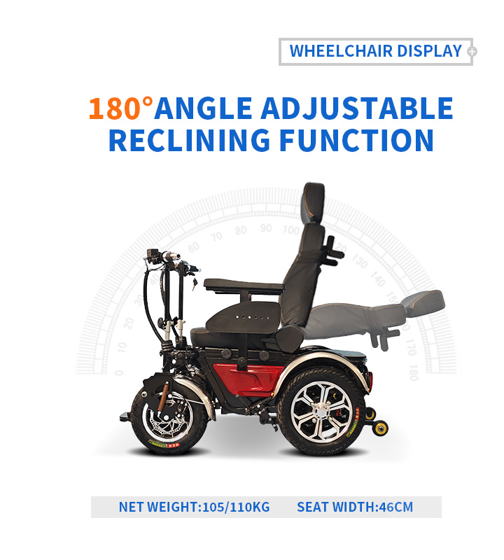 YSE102A High Speed Power Offroad Wheelchair