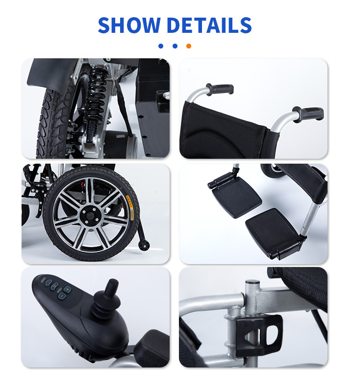 YSE123 Steel Folding Electric Wheelchair