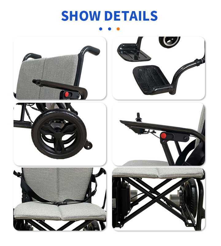 YSE139 Carbon Fiber Light Folding Electric Wheelchair