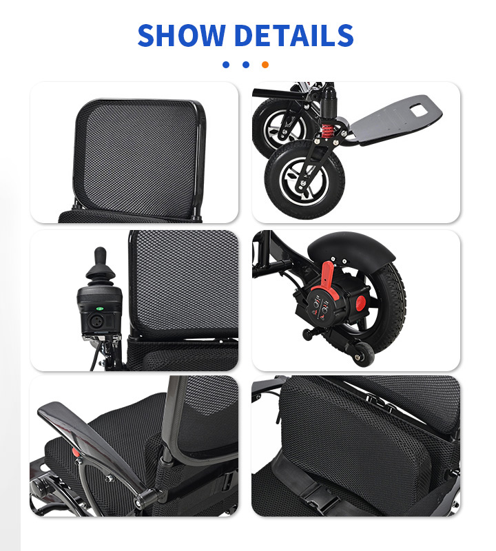 YSE140 Lightweight Folding Power Carbon Fiber Wheelchair