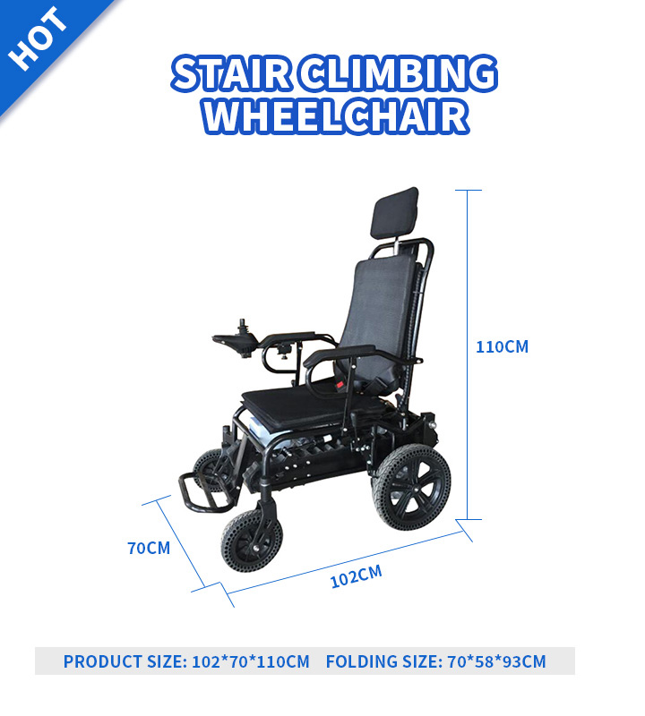 YSE203 Foldable Power Stair Climbing Wheelchair