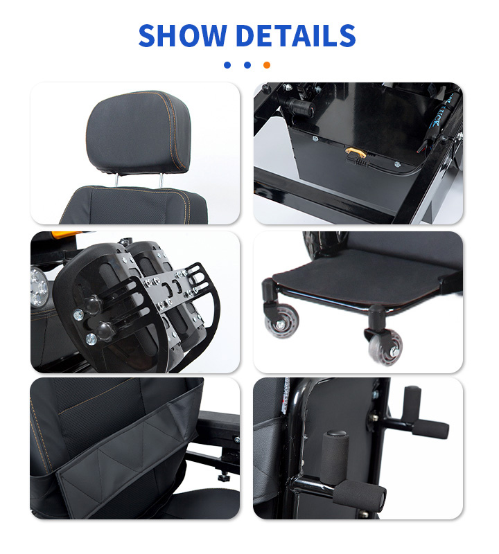 electric standing and reclining wheelchair YSE301
