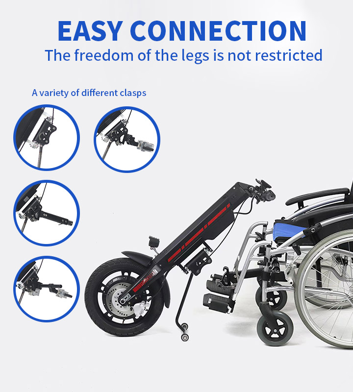 YSH1008 Wheelchair Attachment Electric Handcycle