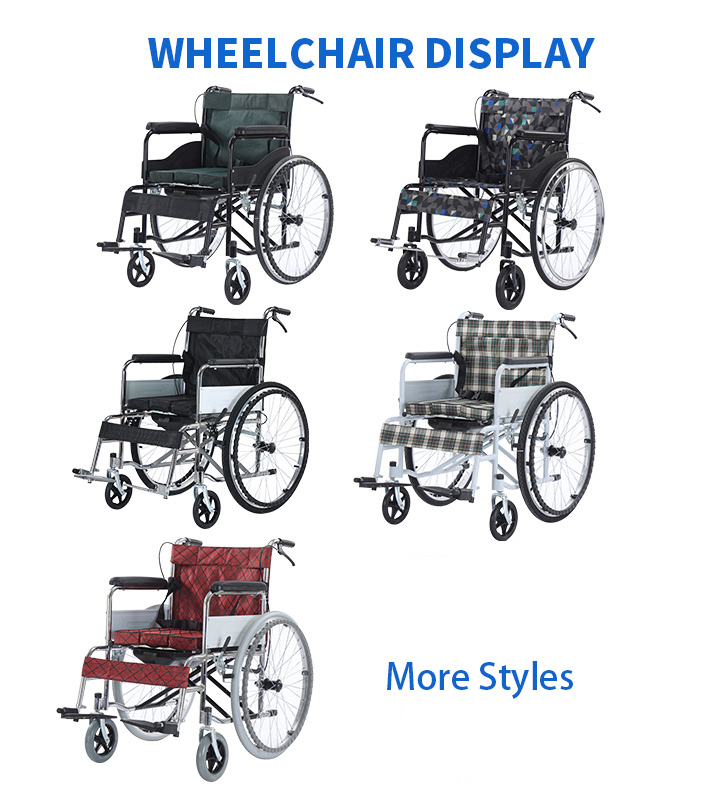 YSM2016 Standard Manual Commode Wheelchair