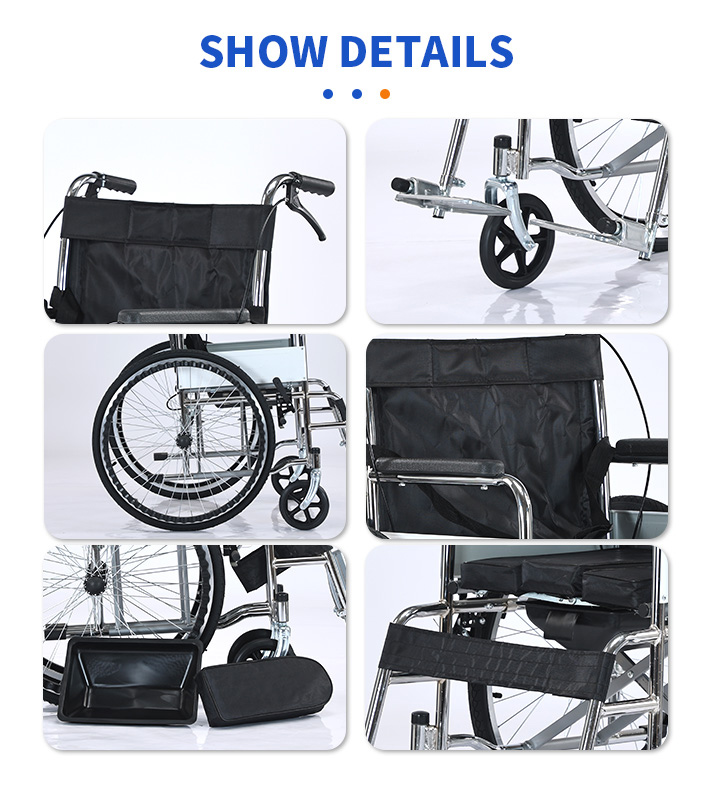 YSM2016 Standard Manual Commode Wheelchair