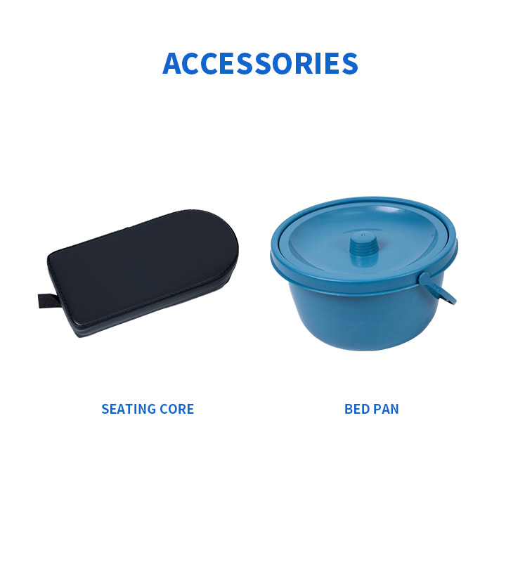 YSM2017 Folding Manual Commode 809 Wheelchair