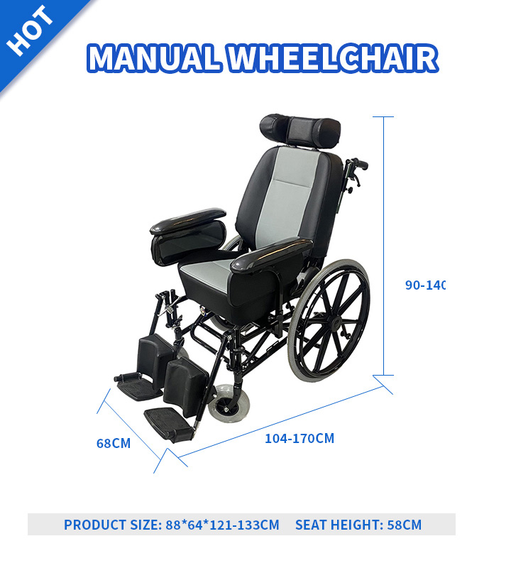 YSM2059 Deluxe Car Seat Manual Wheelchair