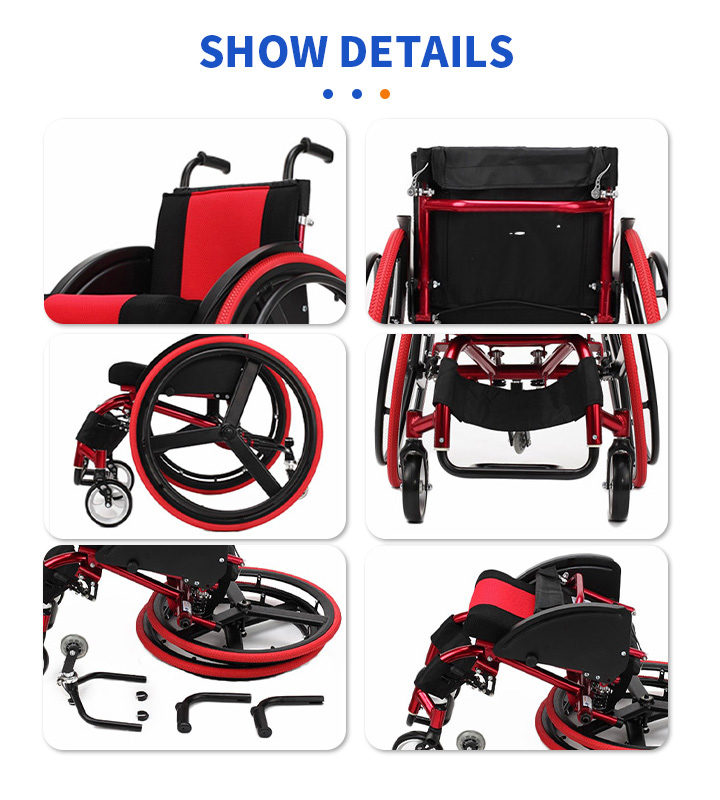 YSM2101 Folding Manual Sport Wheelchair