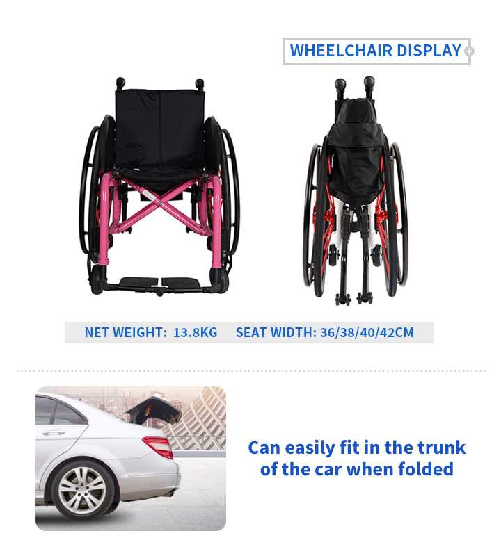 YSM2108 Light Weight Sport Wheelchair