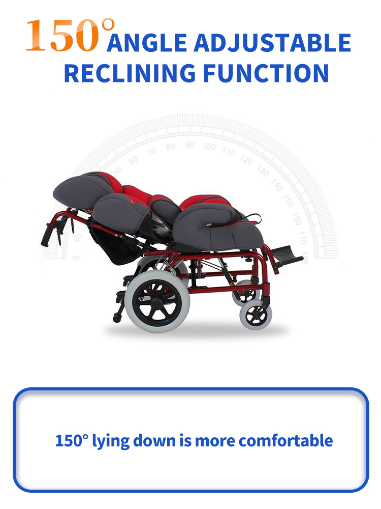 YSM2205 Manual Reclining Wheelchair for Cerebral Palsy Children