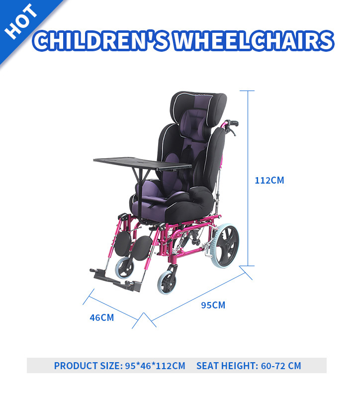 YSM2206 Aluminum Cerebral Palsy Children Wheelchair