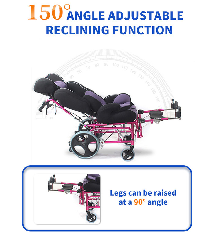 YSM2206 Aluminum Cerebral Palsy Children Wheelchair