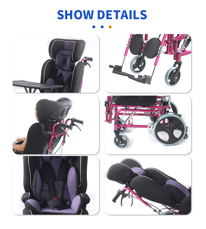 YSM2206 Aluminum Cerebral Palsy Children Wheelchair