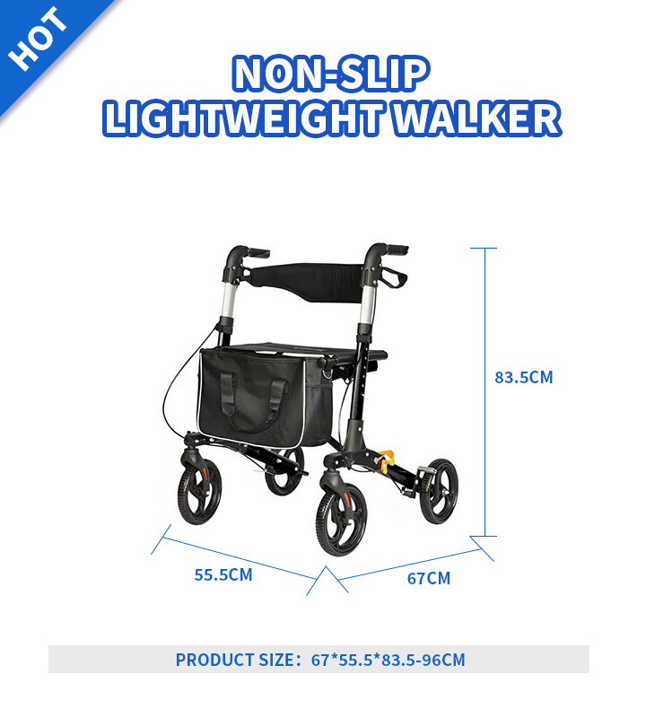 YSW7009 Folding Walker Aid Rollator
