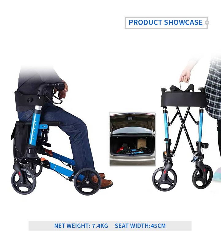 YSW7009 Folding Walker Aid Rollator