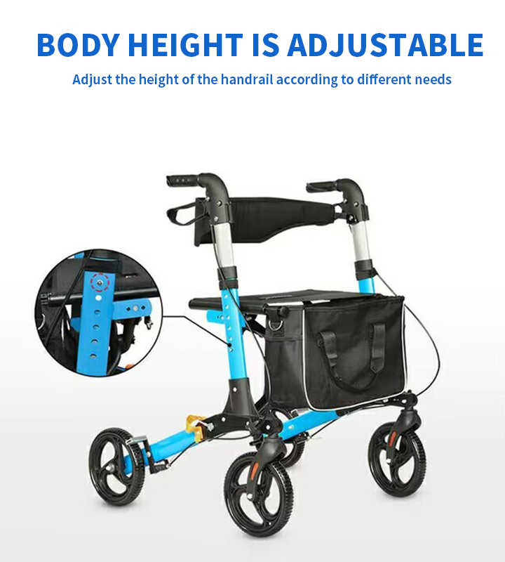 YSW7009 Folding Walker Aid Rollator