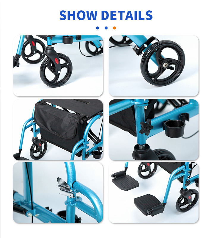 YSW7010 lightweight aluminum rollator