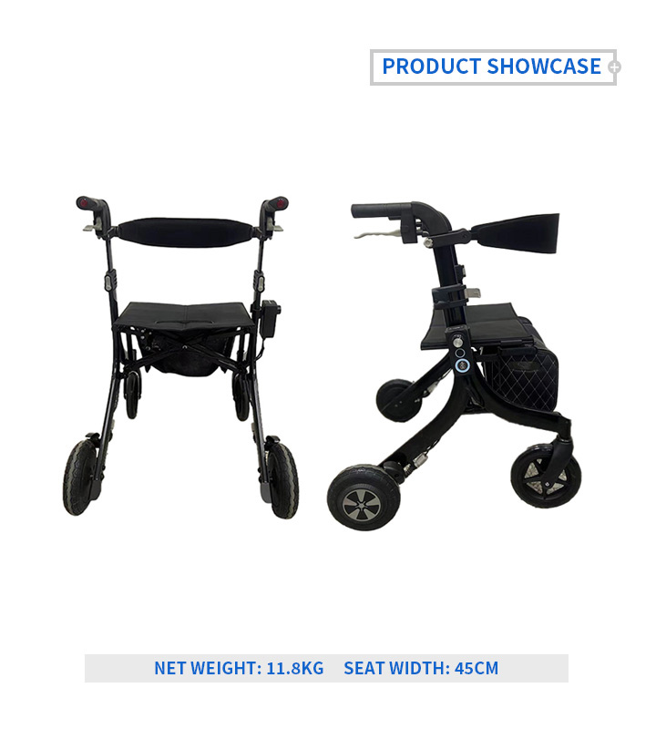 YSW7011Resistance Speed Adjustment Rollator Walker