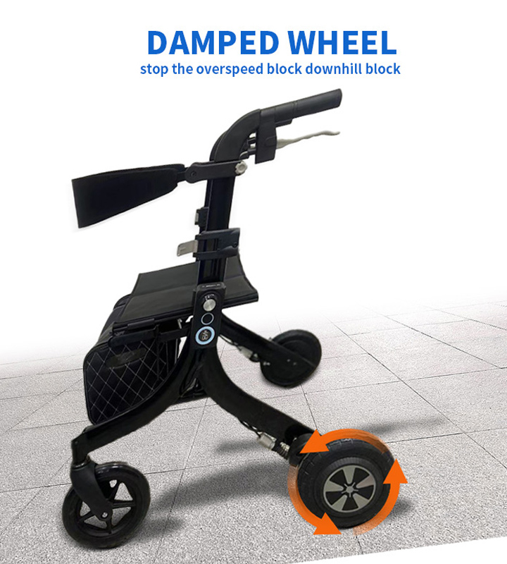 YSW7011Resistance Speed Adjustment Rollator Walker
