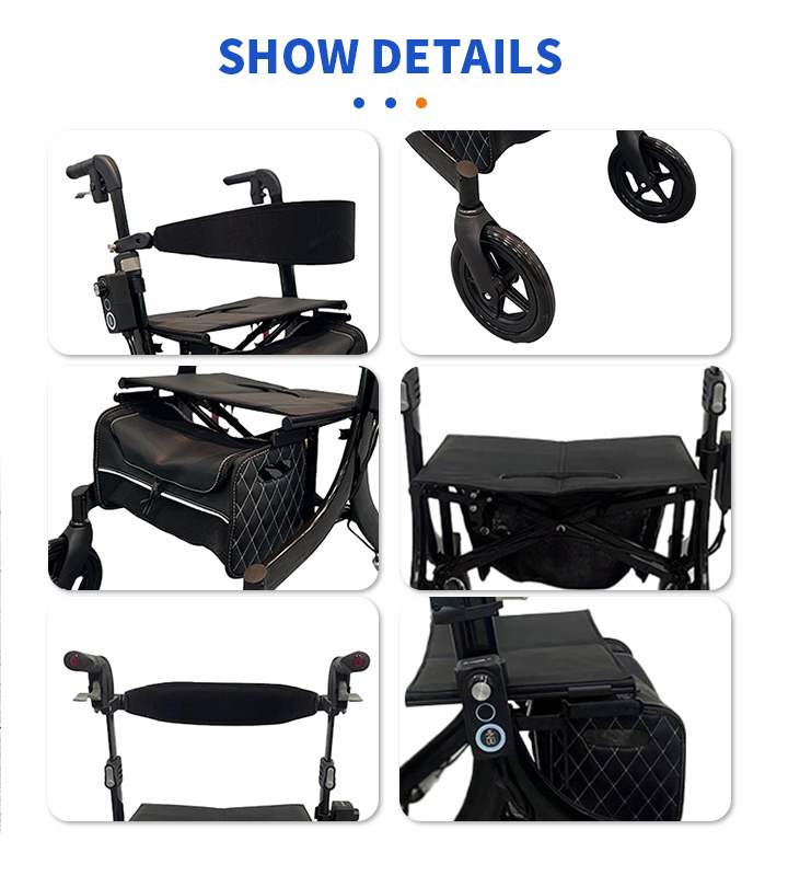 YSW7011Resistance Speed Adjustment Rollator Walker
