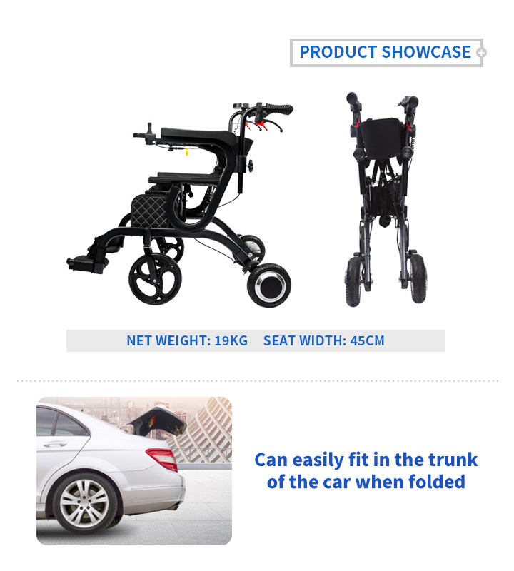 YSW7016 electric rollator wheelchair