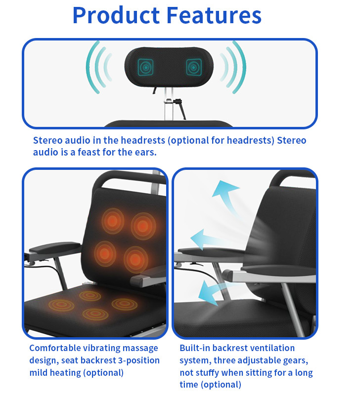 YSE110 Heated and Ventilated Seats Folding Power Wheelchair
