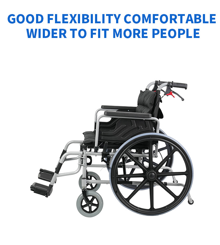 YSM2033 Wider seat bariatric folding manual wheelchair