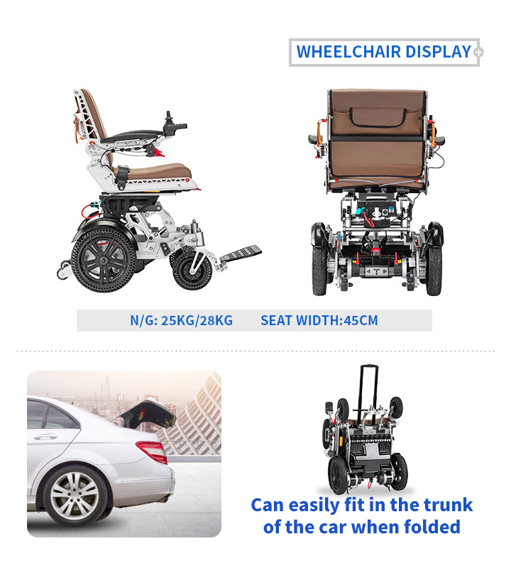 YSE315 Seat Height Adjustable Electric Lifting Wheelchair