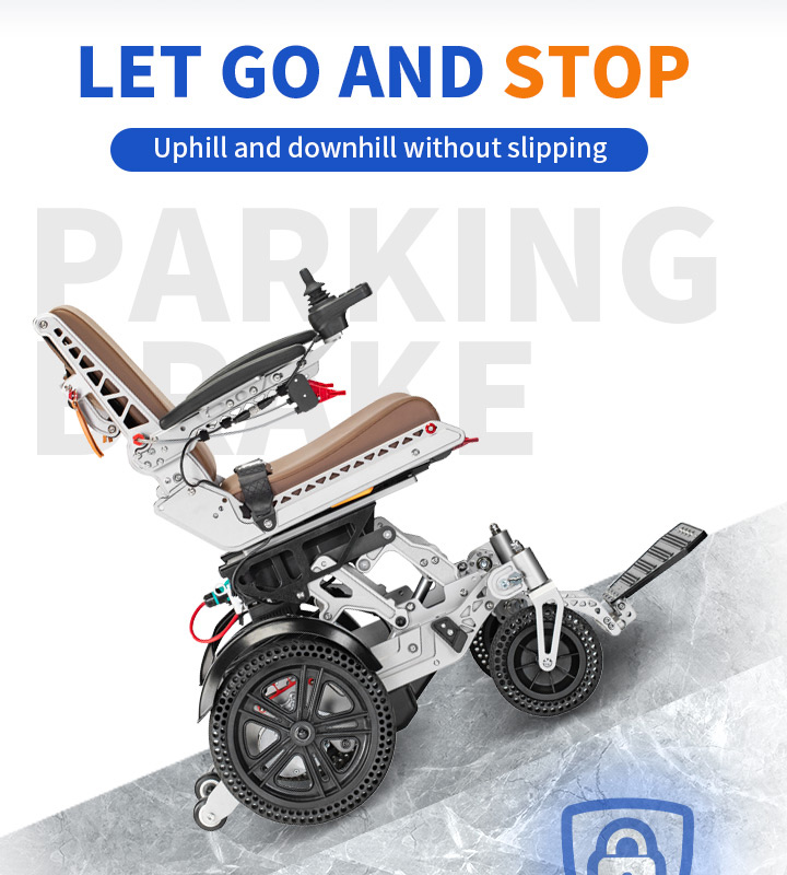 YSE315 Seat Height Adjustable Electric Lifting Wheelchair