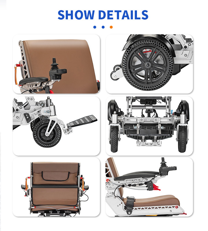 YSE315 Seat Height Adjustable Electric Lifting Wheelchair