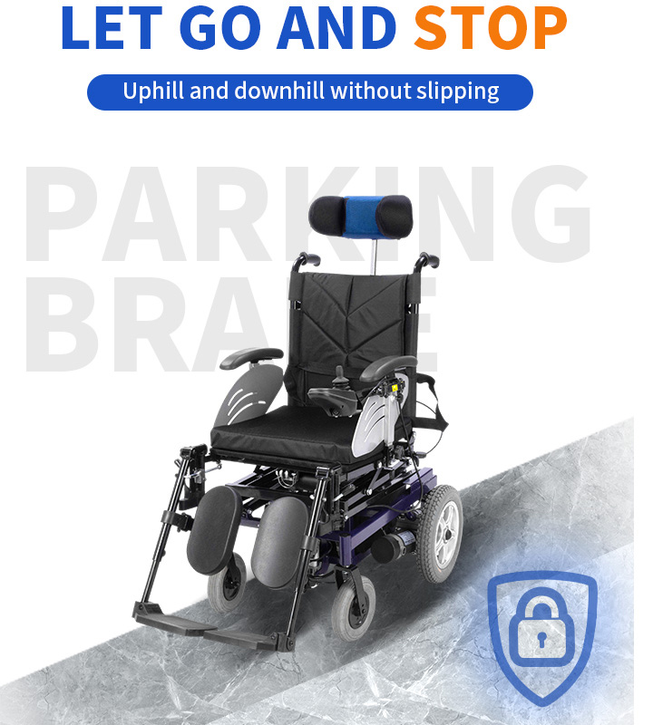 YSE312 Motorized Power Self Lifting Wheelchair
