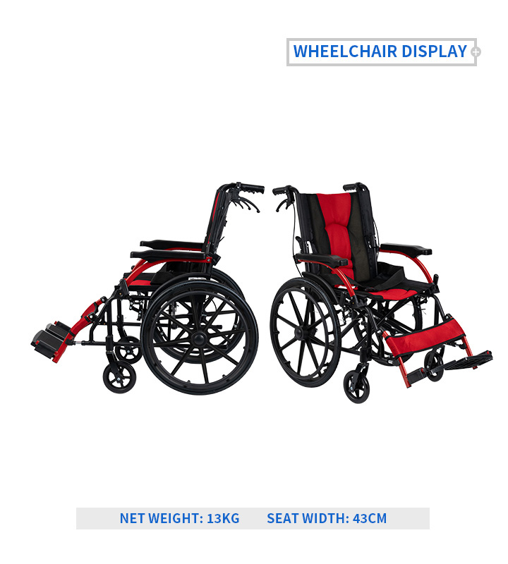 YSM2012 Portable Travel Folding Lightweight Wheelchair