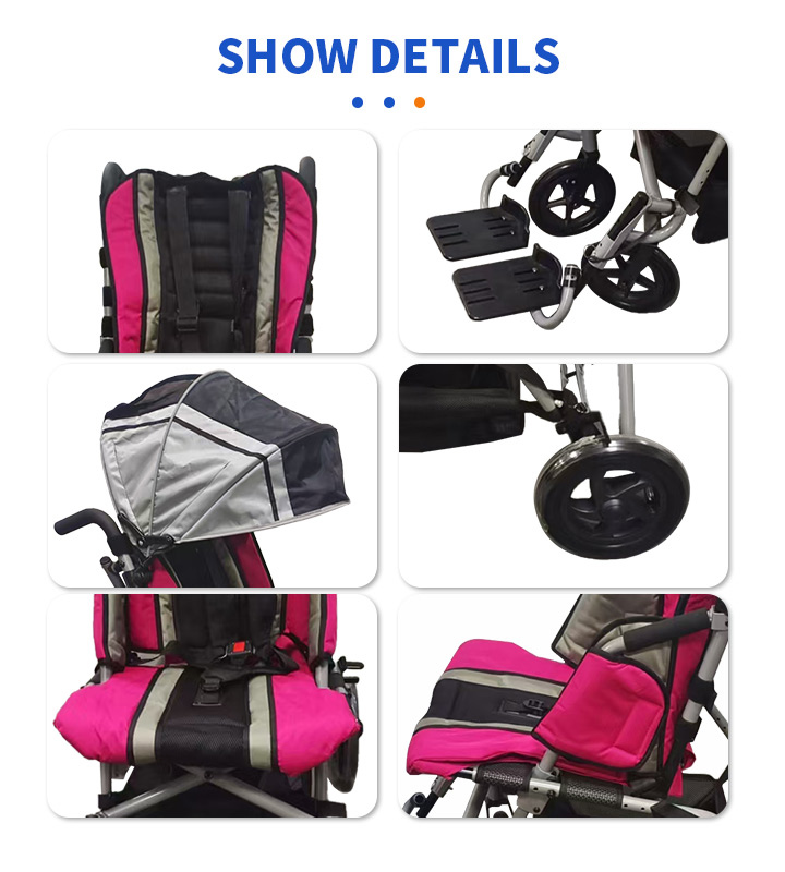 YSM2202 Foldable Lightweight Wheelchair for Children