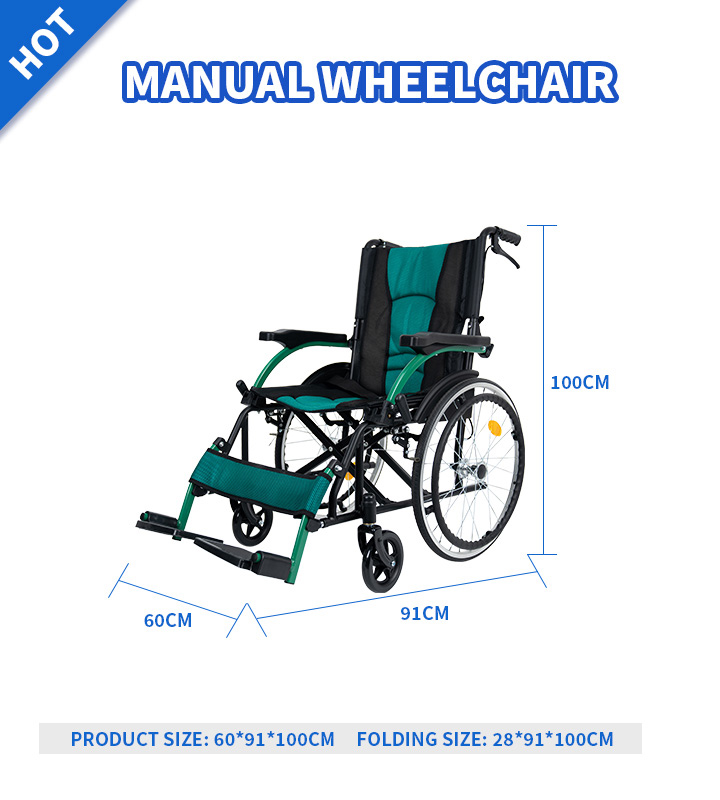YSM2013 manual folding light travel wheelchair