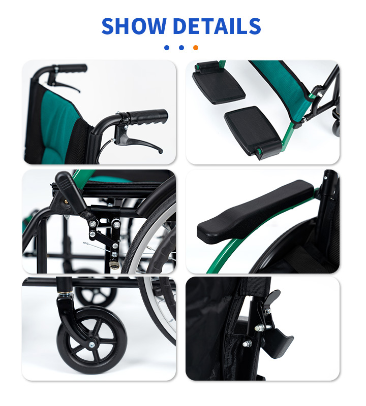YSM2013 manual folding light travel wheelchair