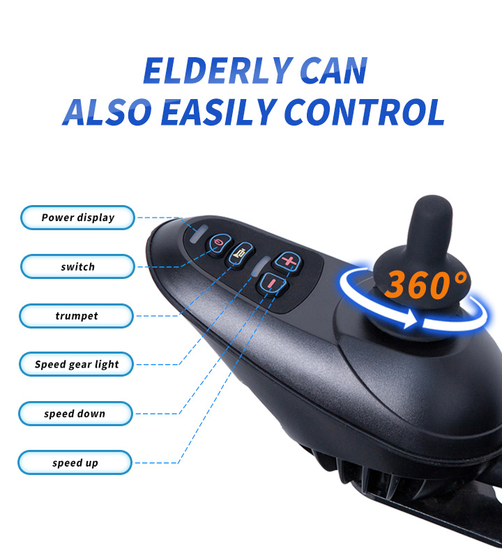 YSE36 Handicapped and Elderly Electric Ergonomic Wheelchair