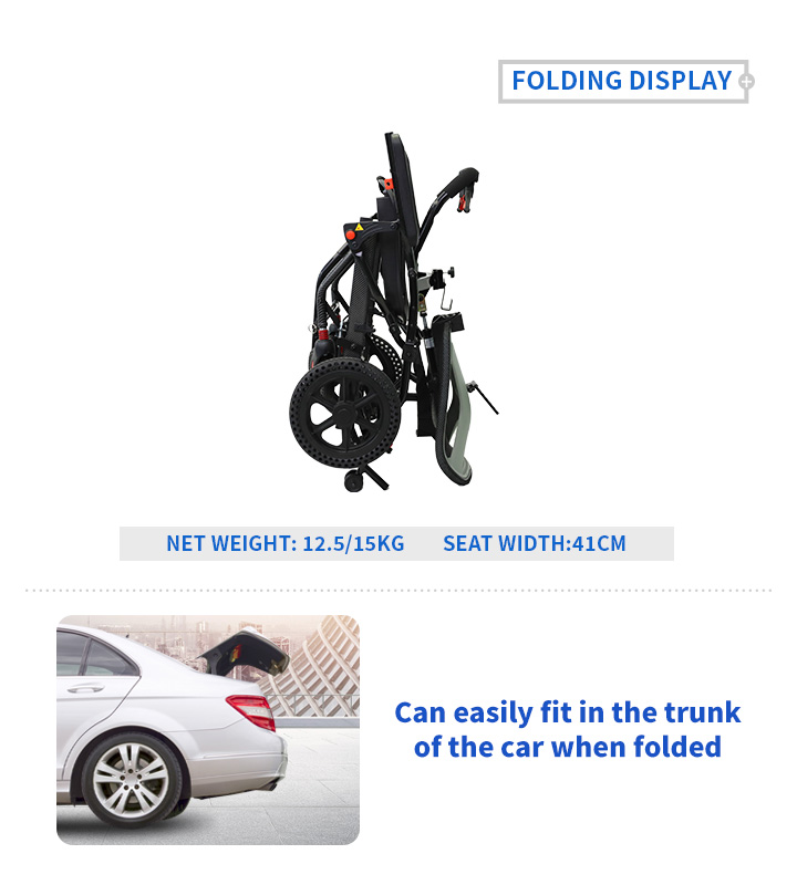 YSM2027 Folding Reclining Ergonomic Seat Wheelchair