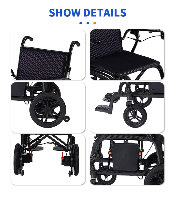 YSE146L Ultra Lightweight Power Carbon Fiber Wheelchair
