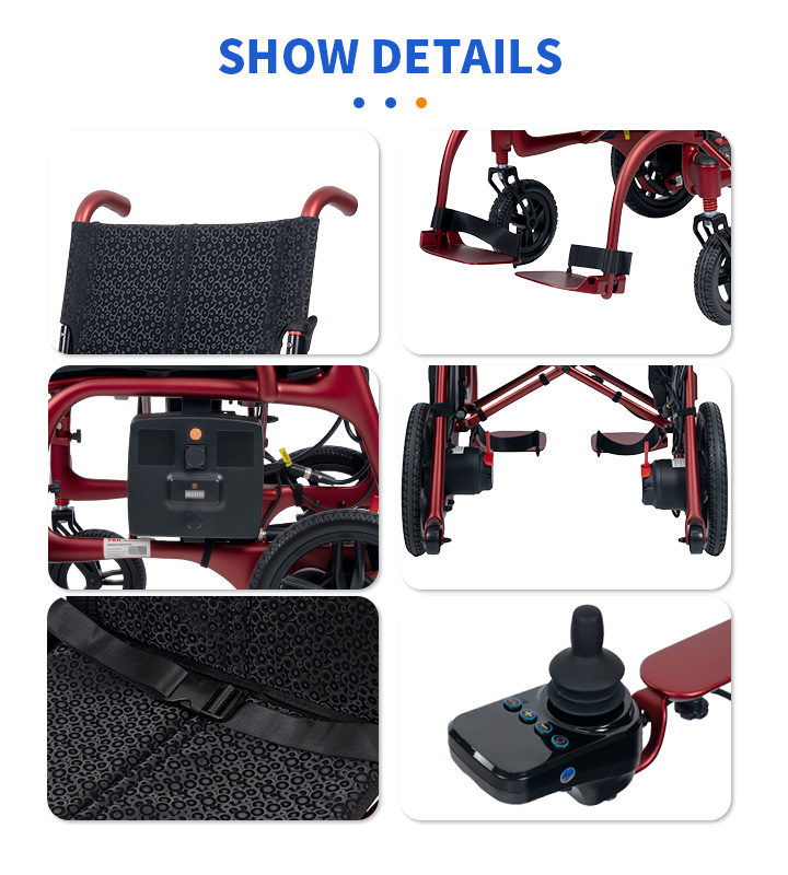 YSE144 full carbon fiber electric wheelchair