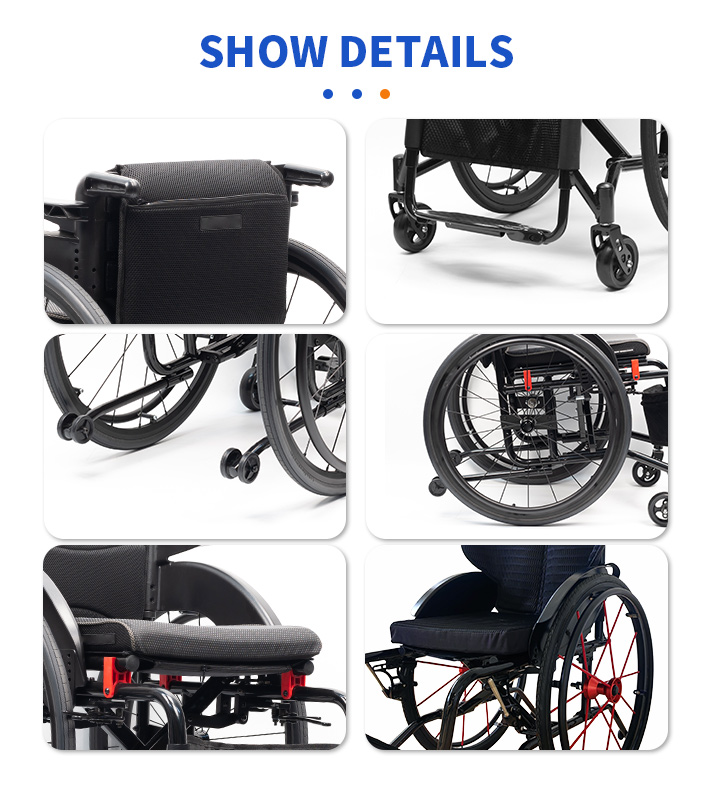YSM2115 Folding Sport Lightweight Wheelchair