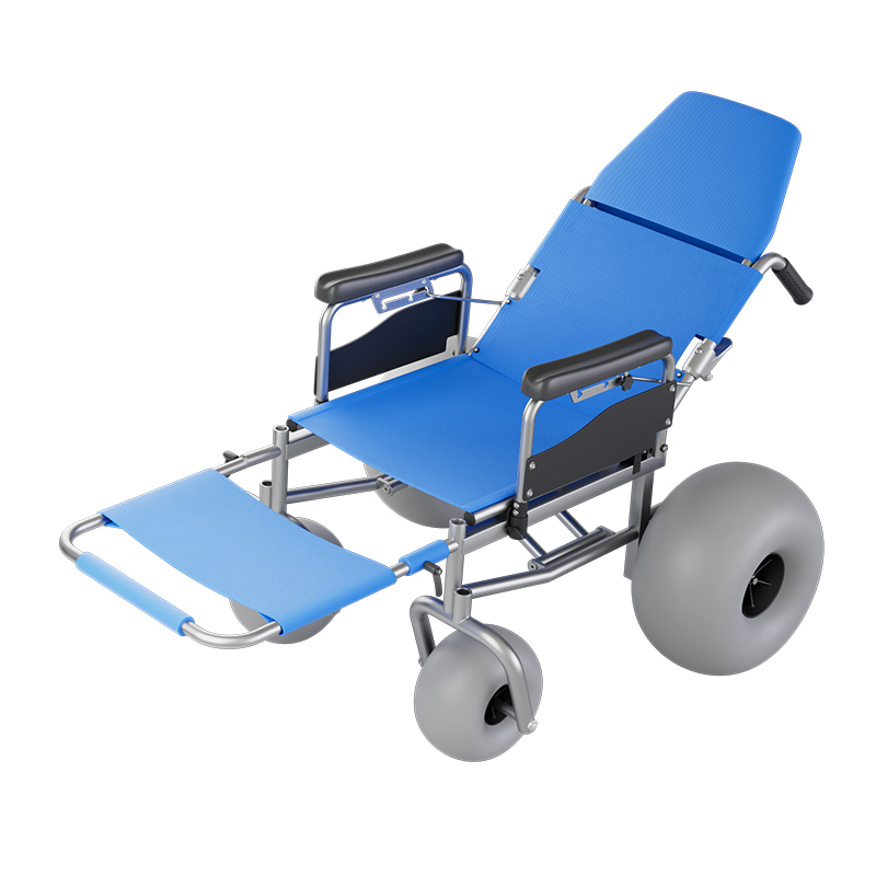 YSB01 folding and reclining beach wheelchair