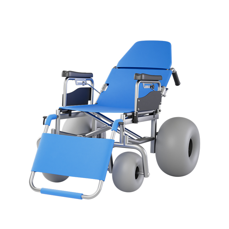 YSB01 folding and reclining beach wheelchair