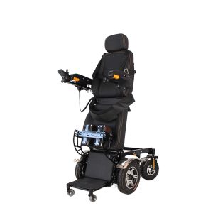 electric standing and reclining wheelchair