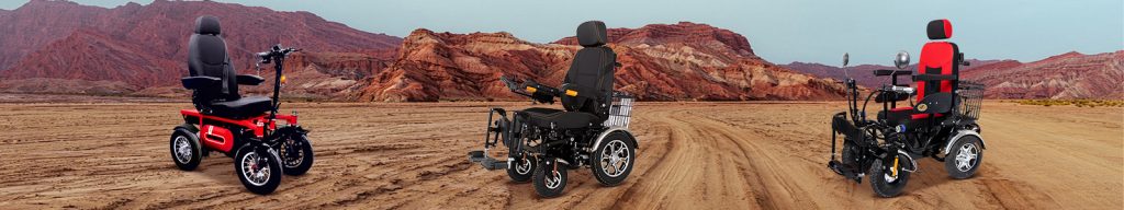 All terrain offroad electric wheelchair