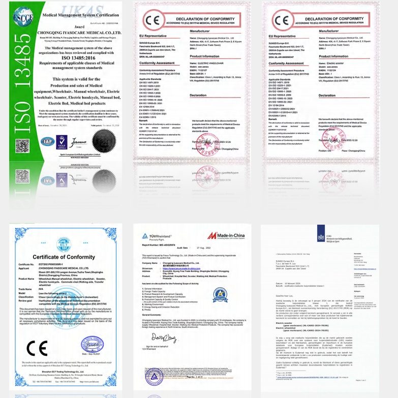 wheelchair certificated