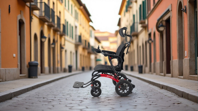 YSE147 folding lightweight power electric wheelchair